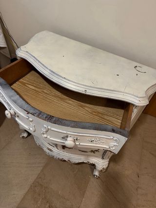 Mueble auxiliar consola retro vintage madera