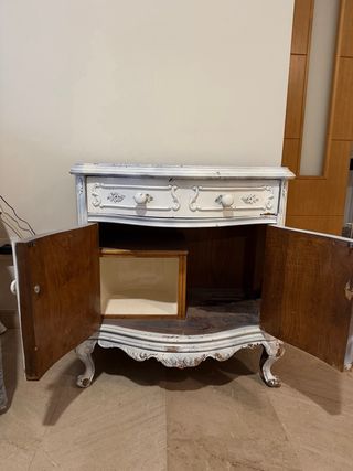 Mueble auxiliar consola retro vintage madera