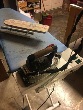 Plancha profesional con tabla. BATTISTELLA