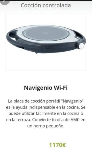 Navigenio Wi-Fi Placa Cocción Portátil AMC