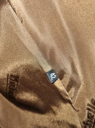 Abrigo tipo piel  marrón