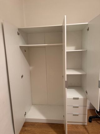 Armario blanco 3 puertas