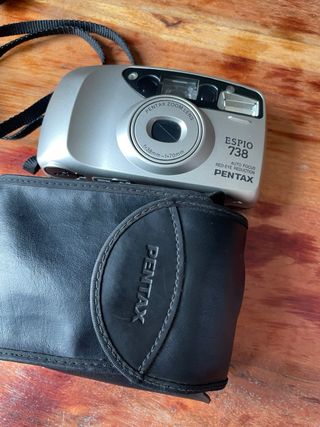 Cámara Pentax Espio 738 Plata