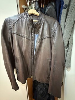 Chaqueta de cuero Salsa Jeans Marrón