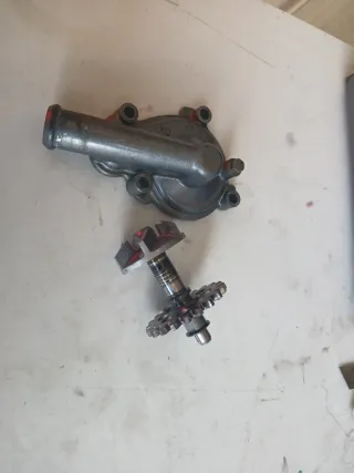 Eje y tapa bomba agua Yamaha YZF 250