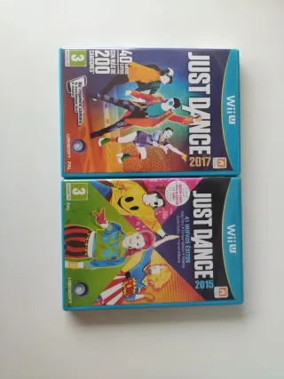 2 Juegos Just Dance Wii U 2015 y 2017