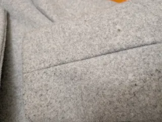 Abrigo Zara Gris Talla S Hombre