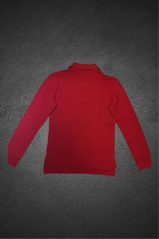 Polo RalphLauren rossa maniche lunghe