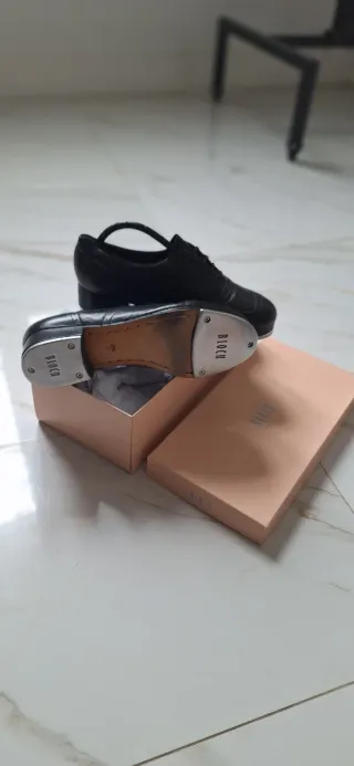 Zapatos de claqué Bloch negros talla 39.5