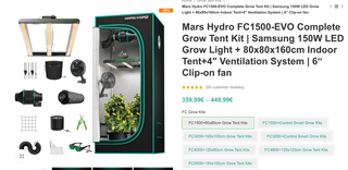 Kit completo armario cultivo interior