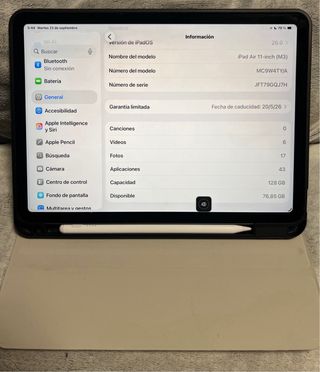 iPad Air 11 |M3 |2025|128GB Plata