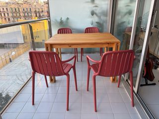 Pack 4 Sillas de Exterior de Polipropileno Brand