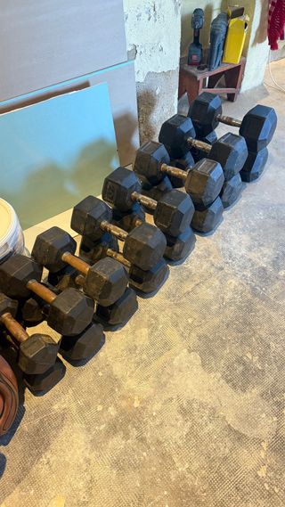 Mancuernas Hexagonales Gimnasio