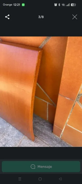 Cabecero de cama 150 cm madera