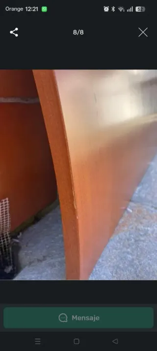 Cabecero de cama 150 cm madera