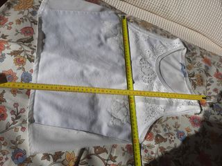 Blusa Zara Talla S Encaje Blanco