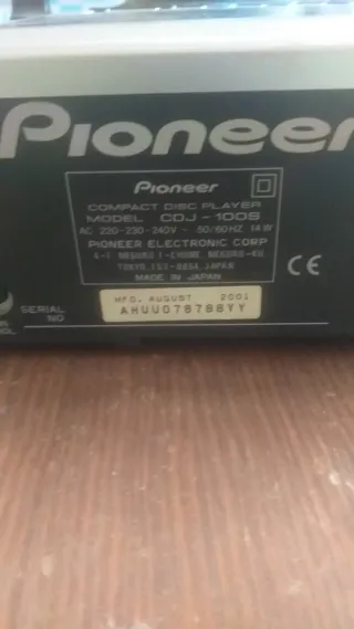 Reproductor CD Pioneer CDJ-100S