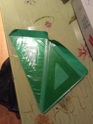 Reglas Faber Castell Triangulares Verdes