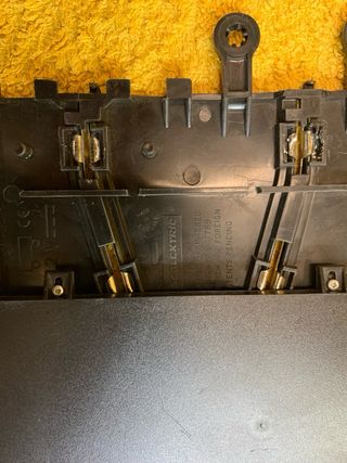 Scalextric cambio de carril con luz