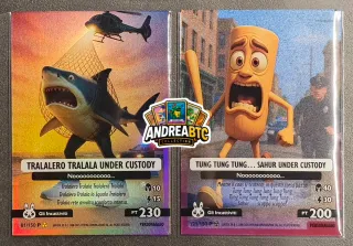 2 Cartas Brainrot Nucleares 81 e 121 Under Custody