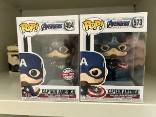 Funko Pop Captain America Avengers 464 & Endgame 5