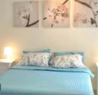 Colcha IKEA turquesa