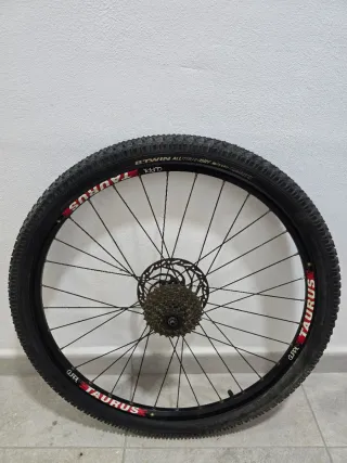 Rueda trasera bici 26 freno disco