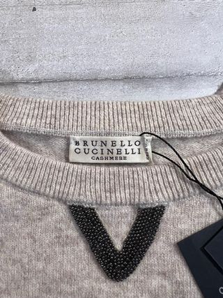 Maglione Brunello Cucinelli Cashmere Beige M