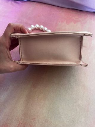 Mini Borsa Rosa Perle + Tracolla