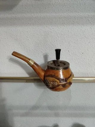 Cenicero antiguo forma pipa