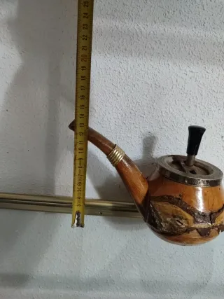 Cenicero antiguo forma pipa