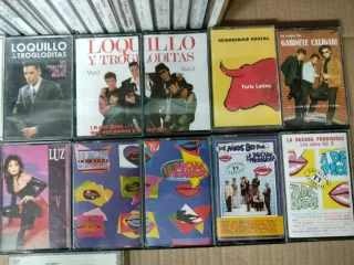 Lote 34 Cintas Cassette Pop/Rock Español