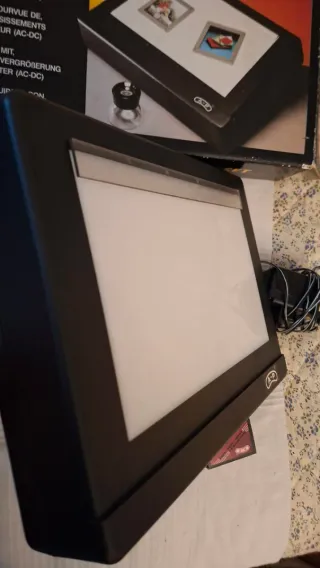 Visor de diapositivas A-P con lupa