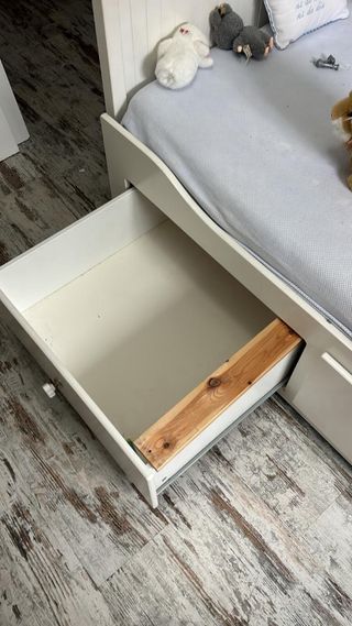 Cama 80x200 con 3 cajones