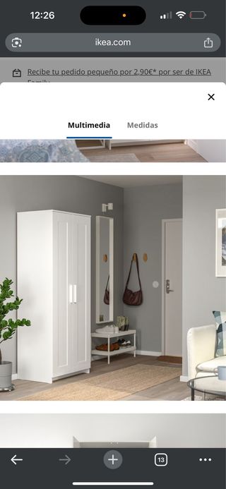 Armadio Brimnes IKEA Bianco