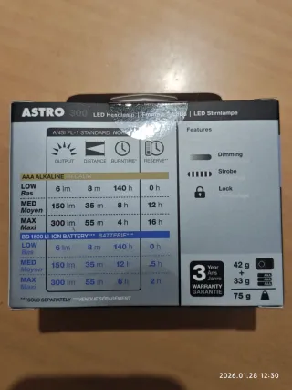 Linterna frontal Black Diamond Astro 300