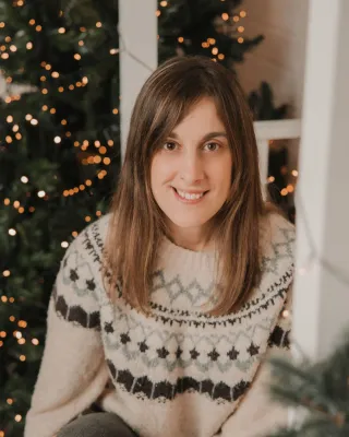 Decorado fotográfico navidad: porche