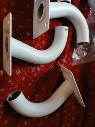 Soportes para cámaras de seguridad (blanco)