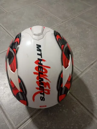 Casco Moto MT Helmets Blanco Joker