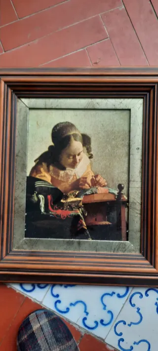 2 Quadri Decorativi in Legno e Cristallo