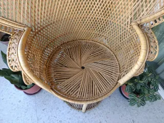 Silla Ratán mimbre Estilo Emmanuel