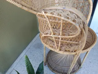 Silla Ratán mimbre Estilo Emmanuel