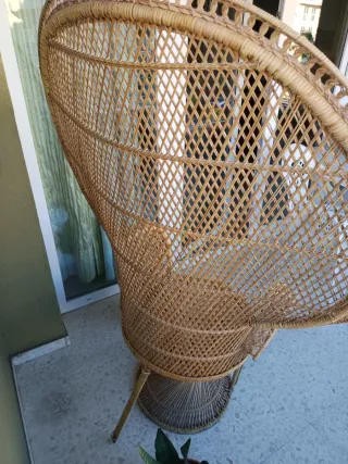 Silla Ratán mimbre Estilo Emmanuel