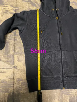 Felpa con cappuccio nera donna