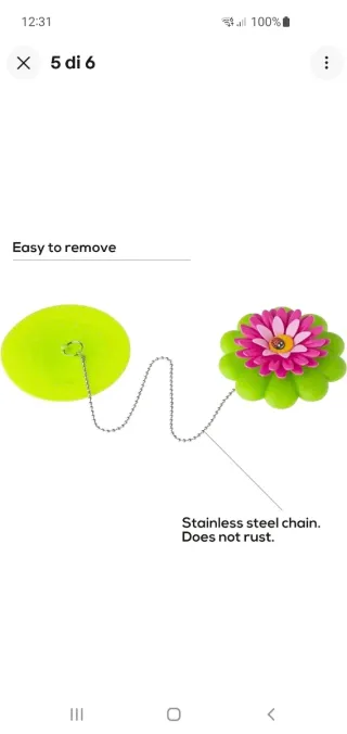 Tappo Vigar Fiore Power Universale