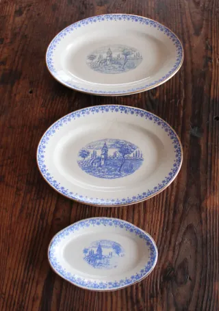 Vajilla Cartuja de Sevilla