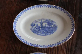 Vajilla Cartuja de Sevilla