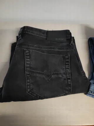 2 Pantalones Vaqueros Hombre Diesel y Lee