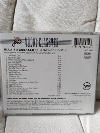 Abbey Lincoln +Ella Fitzgeral + Carmen McRae Cd