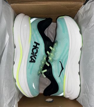 Zapatillas Hoka Bondi 9 running Menta/Negro